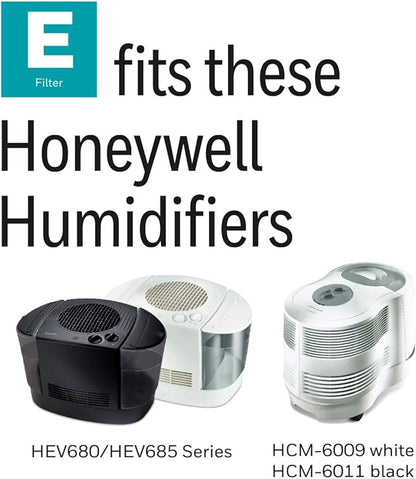 Honeywell HC14PF3 Replacement Wicking Filter E, 3 pack, white, 3 Count