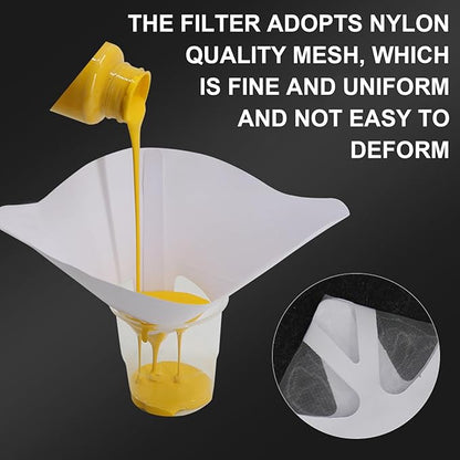 Photo Curing 3D Printer Accessories Paper Filter LCD Resin Thicker Paper Filter Funnel Meshing Disposability