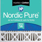 Nordic Pure 20x20x5 (Actual Size: 19 5/8 x 19 7/8 x 4 3/8) Honeywell Replacement Furnace Filters MERV 14 Plus Carbon 1 Pack