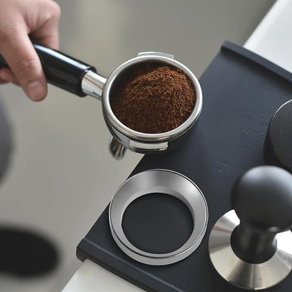 53mm Espresso Dosing Funnel with Magnetic, 53mm Portafilter Funnel, Dosing-Funnels, Compatible with Filter Espresso Dosings Funnels, 8 Magnets