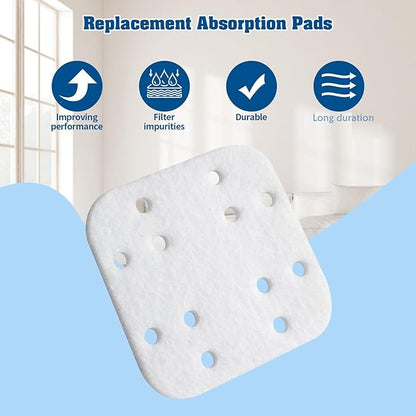 36-Pack Mineral Absorption Pads Compatible with LEVOIT Humidifier Replacement Filter Compatible with LV600S,LV600HH,OasisMist450S