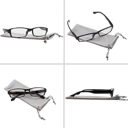TruVision Readers Reading Glasses, Comfort Spring Hinges for Men and Women, 9501HP