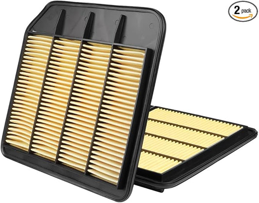 2-Pack Engine Air Filter Fits for 2022-17 Nissan Armada, 2023-14 INFINITI QX80, 2013-11 QX56 Air Filter Replacement 16546-1LA0A Car Accessories