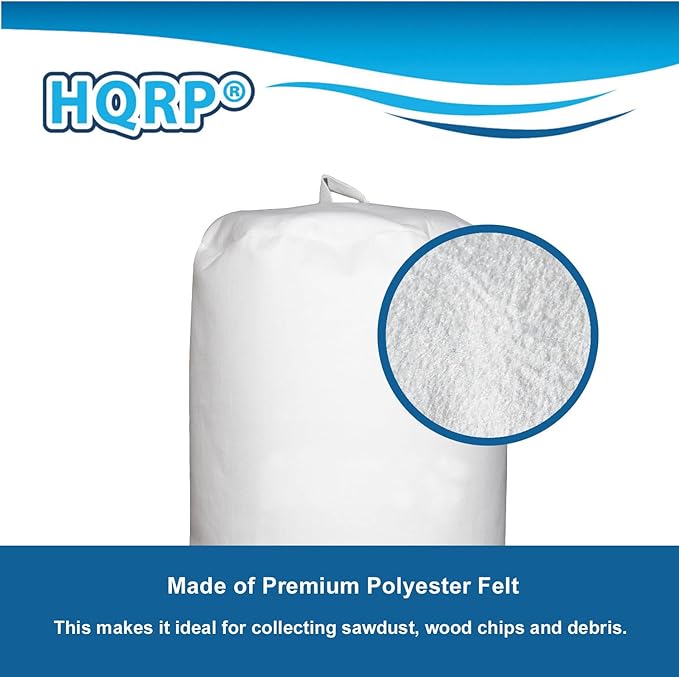 HQRP Dust Collector Bag, 15" x 24", 1 Micron Filter, compatible with POWERTEC 70006 70335, fits Most Dust Collector Systems