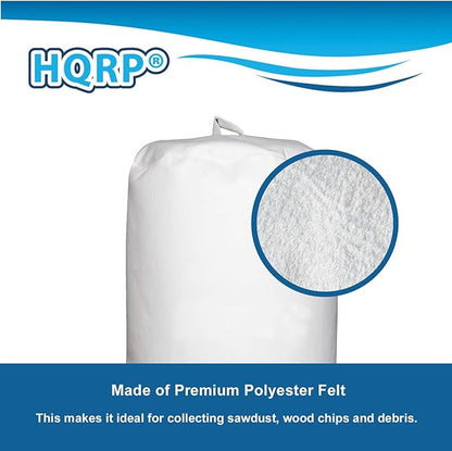 HQRP Dust Collector Bag, 15" x 24", 1 Micron Filter, compatible with POWERTEC 70006 70335, fits Most Dust Collector Systems
