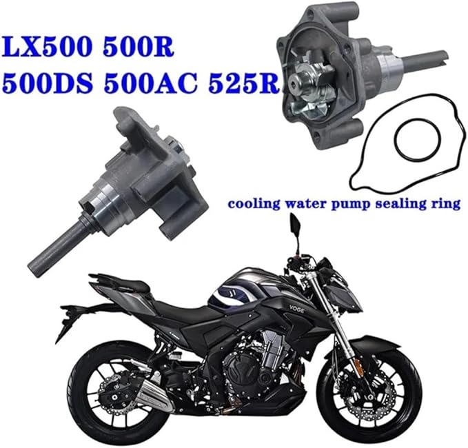 Universal/Universal Motorcycle Cooling Water Pump Sealing Ring Water Seal Assembly for VOGE LX500 500R 500DS 500AC 525R Multiple Years