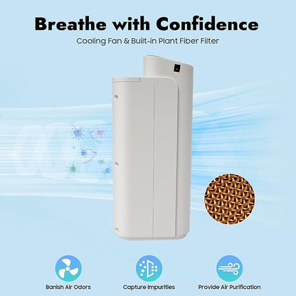 Bepritm Bed Cooling System, 6W Mattress Water Cooling Bed Pad with LCD Panel, Single Size Water Bed Cooler 50dB Low Noise for Bedroom, Student Dorm, Home (63 x 27.5in)