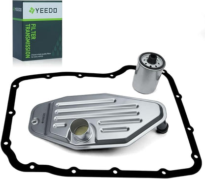 YEEDO 45RFE 545RFE 68RFE Transmission Filter Oil Pan Gasket Kit Fit for Ram Dodge Chrysler Aspen Dakota Durango Jeep Commander Grand Cherokee Replaces 5013470AC 4799507