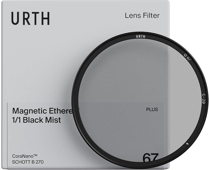 Urth 52mm Magnetic Ethereal Black Mist ¹⁄₁ Diffusion Lens Filter (Plus) — Cinematic Effect, 20-Layer Nano-Coated Light Dispersing Particles