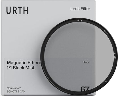 Urth 52mm Magnetic Ethereal Black Mist ¹⁄₁ Diffusion Lens Filter (Plus) — Cinematic Effect, 20-Layer Nano-Coated Light Dispersing Particles