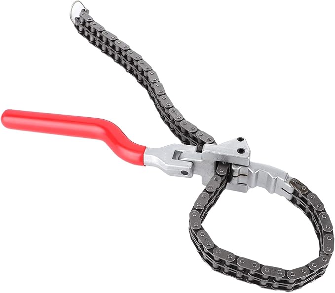 Chain Type Oil Filter Wrench Spanner 13.8in Chain Wrench Oil Filter Removal Tool