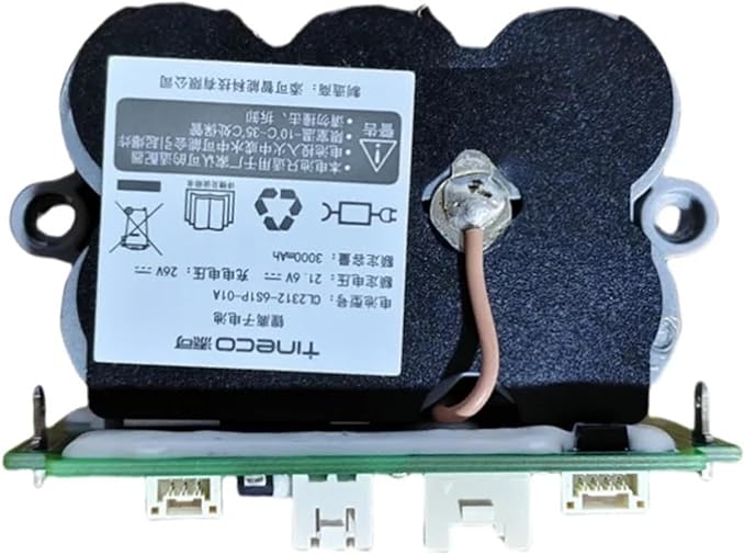 21.6V 3000mAh Replacement Battery. Compatible for Tineco Floor One S5 Combo Wireless Scrubber Parts Cordless Vacuum Cleaner Accessories CL2312-6SIP-01A