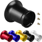 50mm Carburetor Air Filter Trumpet Velocity Stack Funnel CNC Alloy Parts Fit for PE VM 21mm,24mm,26mm,28mm,30mm, for Honda Yamaha Kawasaki ATV Dirt Bike Carb Intake Wind Horn Cup. (black)