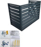 Aluminum Outdoor Condenser Protective Cover, freestanding Enclosure to Cover Garbage Or Ac Units, beautiful and durable appearance, suitable for gardens, balconies, walls, courtyards ( Color : THREE-B
