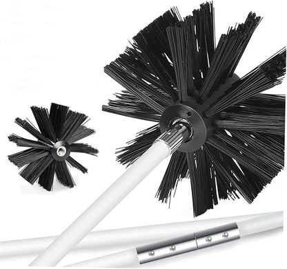 Garneck 2pcs Dryer Brush Chimney Cleaner Tool Pipe Cleaners Bulk Scrubber Brush for Air Duct Cleaning Home Cleaning Supplies