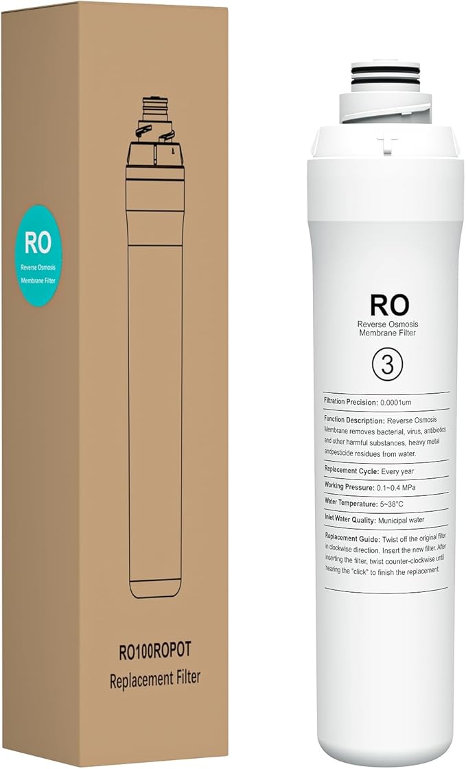 ROPOT RO Filter Compatible with Bluevua RO100ROPOT RO100ROPOT-UV