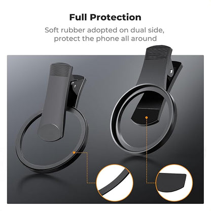 K&F Concept 67mm Thread Clip for Smart Phone, Large Caliber Phone Filter Adapter, Compatible for iPhone 16 15 Pro Max 14 13 12 11 Samsung Galaxy S22 S23 Ultra Galaxy S22 S24 Ultra(Filter Not Included)