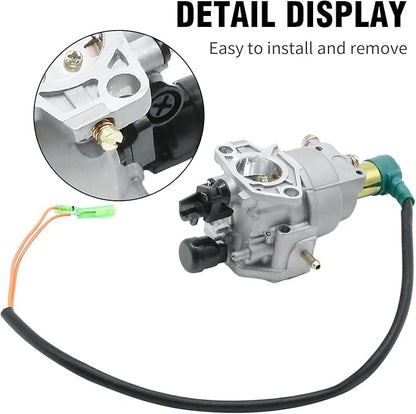 Anxingo 16100-ZE3-704 Carburetor with Air filter Kit, Replacement for DF7000 DFD7000 7000ES 9000ES 420CC DJ190N Enngine Generator, Replaces JF390-I-04B 16100-ZF6-D42