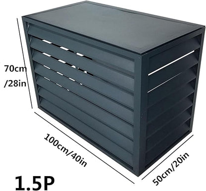 Outdoor air conditioning fence, multifunctional air conditioning privacy screen, outdoor air conditioning hidden protective cover, sturdy and durable,easy to install,suitable for gardens and balconies