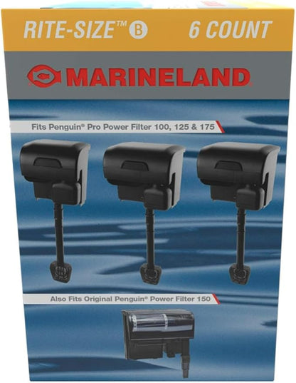 MarineLand Rite Size Aquarium Filter Cartridge Bundles (Rite Size B 12pk)