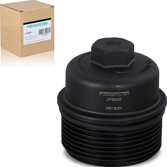 FOCUSFILTER 68079747AC OEM Grade Oil Filter Housing Cap, Compatible with Jeep Grand Caravan, Dodge Challenger & Avenger, Chrysler 200, Ram C/V 3.6L V6 Gas 2011–2013, Replaces 917-050, CAP6135