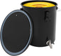 Fryer Oil Container With Filter,6 Gallon Bucket With Lid, Strainer Bag, Faucet and Handle, Carbon Steel Oil Grease Disposal Container For Deep Fryer Oil Filtering/Storage