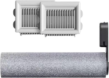 wet dry vacuum cleaner, Roller Brush + HEPA Filter，Compatible For Roborock Flexi Pro A20 A20 PRO Floor Scrubber Vacuum Cleaner Spare Parts,for home and floor