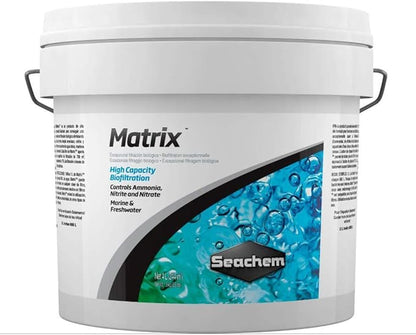 Seachem Matrix Bio Media and Purigen Organic Filtration Resin for Aquariums