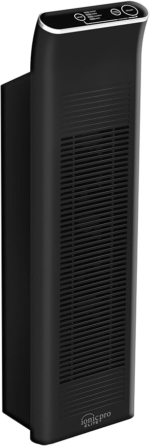 Ionic Pro Platinum (TA750) Air Purifier Tower, Never Replace Filters, Quiet Negative Ion Technology, Cleans Rooms Up to 600 sq ft