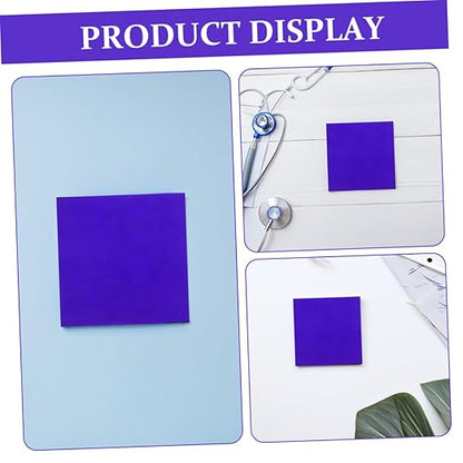Zerodeko Cobalt Glass Sheet Experiment Device Chemistry Filter Glass Plate School Lab Tool
