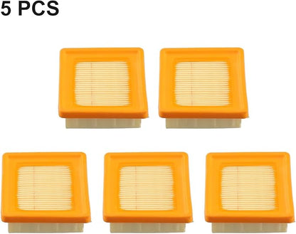 Air Filter Replacement 4180 141 0300 for KM91R/KM131/FS89/FS91/FS111/FS131/FS311 String Trimmer and Brush Cutter Models 5 Pack for Outdoor Power Equipment