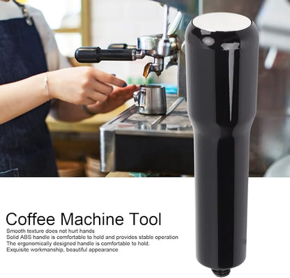 M10 Thread Coffee Portafilter Handle ABS Material Coffee Filter Handle Replacement Accessories for M10 Threaded Coffee Machines Ergonomic Design Durable Comfortable Grip