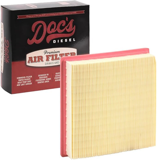 Doc's Diesel Engine Air Filter DPA10236 | Compatible with Jeep Grand Cherokee 3.0L Diesel 2014-2020 | Replaces 04861688AA