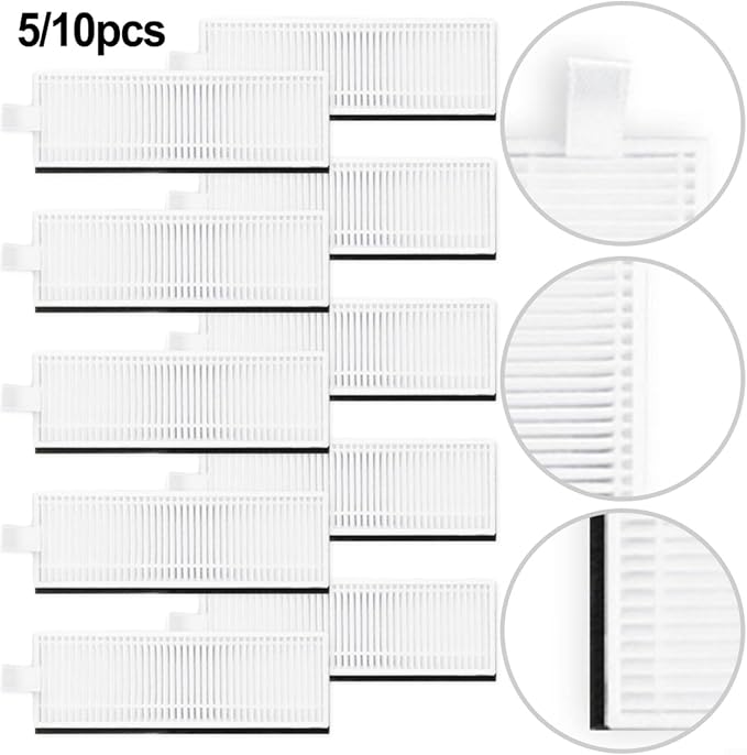 for Laresar Evol 3 Robot Vacuum Cleaner Washable Filter Reusable Dustproof Air Filter(5 PACK)