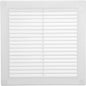 Vent Systems 6" x 6" Inch (Opening Dimensions) White Plastic Soffit Vent Cover - Durable Flat Square Air Vent Grille with Mesh Screen - Weather Ventilation Grill Wall & Ceiling Indoor & Outdoor