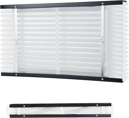 VEVOR 16x28x4 Furnace Air Filter, MERV 13 Pleated HVAC AC Replacement, Electrostatic 12-Month Air Cleaner, 2-Pack (Actual Size: 16.34x27.76x3.98 in), for Improving Home Indoor Quality