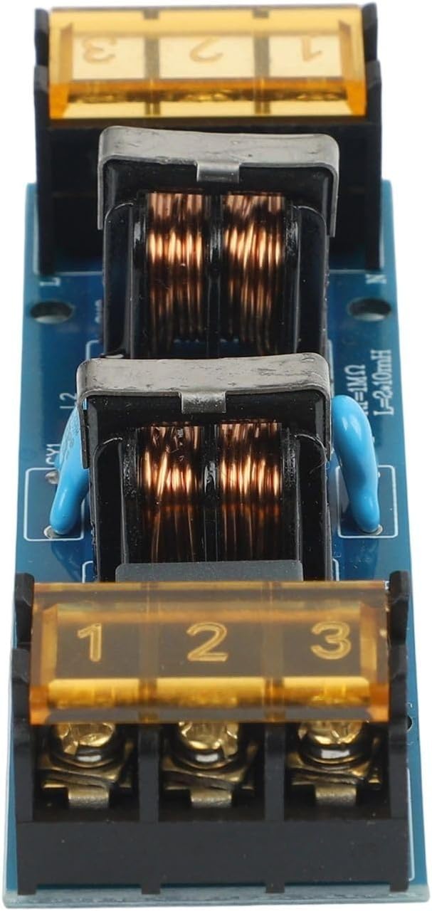 Two-Stage Low-Pass for EMI Power Filter Board 6A/25A High-Frequency Noise Suppression for Measuring Instruments Automation Systems Inverters and Communication Equipment(6A)