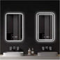 Bathroom Mirror with LED Lights, Backlit Illuminated Bathroom Mirror Wall Mounted Multifunction Vanity Mirror with 3 LED Light Color Dimmable and Demister Pad,(B,H75*W100CM/H29.5*W39.3IN)