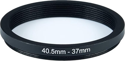 40.5mm to 37mm Step-Down Ring Filter Adapter for All Brands UV ND CPL Metal Ring Step-Down Rings Adapter Filter (40.5mm-37mm)
