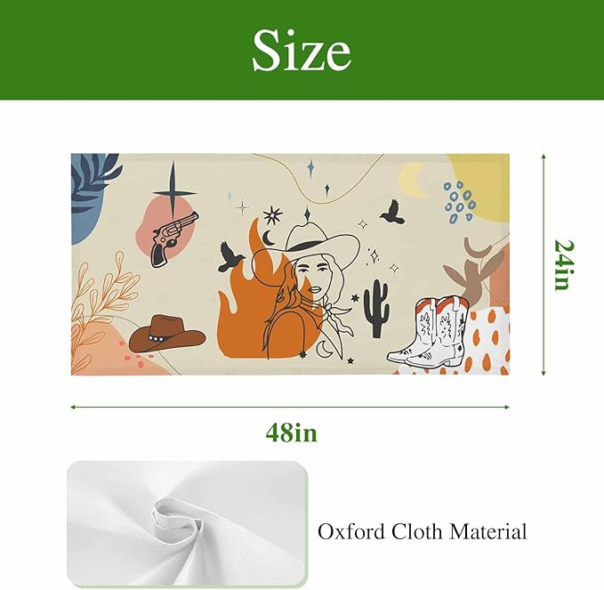 Fluorescent Light Covers for Ceiling Lights Boho Abstract Geometric Magnetic Light Filters 4 Pack 4x2 ft Cactus Cowboy Hat Ceiling Lights Cover for Classroom Office School Home Drop Lamp Decor
