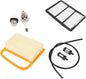 Air Filters Set for TS410 TS420 Concrete Cutoff Chop Saw Parts Replace Kit with Fuel Filter and Bulb Auxiliary Filter Spark Plug