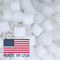 Moving Bed Bio Filter Media - 20mm, White, for Koi Ponds, Aquariums, Aquaculture, Aquaponics (100 pcs)