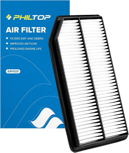 PHILTOP Engine Air Filter CA10015 Replacement for Honda Ridgeline 2006-2014, Rigid Panel