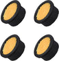4Pcs Air Compressor Silencer Filter Elements, Air Compressor Intake Filter Sound Muffler Silencer Intake Paper Replacement Elements