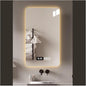 Bathroom Mirror with LED Lights,Makeup Vanity Touch Mirror with LED Lights，Backlit LED Illuminated Vertical Bathroom Mirror with Demister Heat Pad,Dimmable & 3 Colors(B,W75*H100cm/W29.5*W39.4IN)