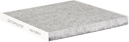 P609422 cabin air filter with Activated Carbon Compatible with Freightliner Cascadia, Columbia,and Coronado Replaces AF26235, PA4857, P609422, wix 24318, CAF24003, PA10181(set of 4)