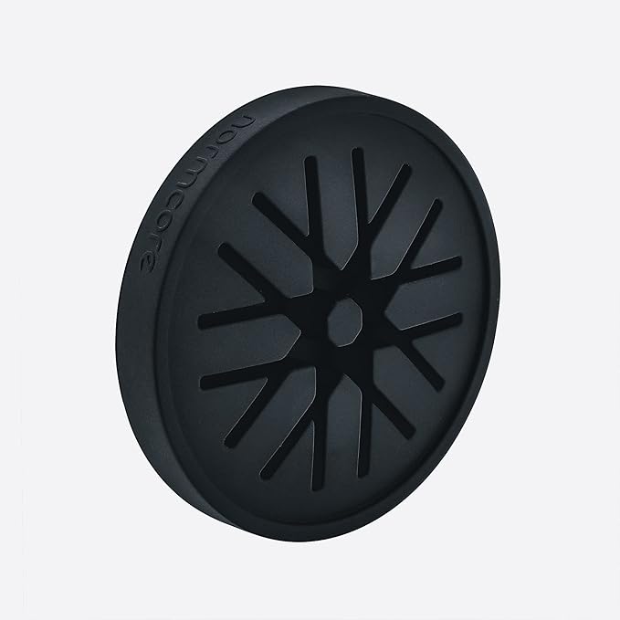 Normcore Puck Screen Stand - Silicone Puck Screen Holder - Compatible with 58.5mm 53.3mm 51mm Reusable Coffee Filters and Espresso Machine Portafilter Basket - Black