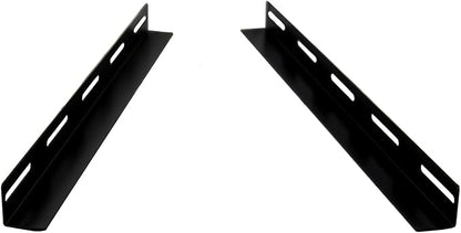 Raising Electronics Server Rack Open Frame Rack 4 Post 19 inch Adjustable Server/Audio Rack Cold Rolled Steel with 3 Shelves (42U,24Depth)