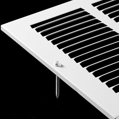30x14 Return Air Grille(Duct Opening Size),Air Return Vent Cover,Flat Vent Cover,Rejillas De Aire Acondicionado Para Casa,Return Air Grilles,Outer Dimensions:31.75"Wx15.75"H(30"W x 14"H, Duct Opening)