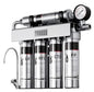 PaniFlow, Water Filter System, 5 Stages Ultrafiltration Water Purifier for Sink, Pur Water Filter, 90 L/H, Tankless Instant Water Purifier for House, Filter Replacement Indicator (Stainless Steel)